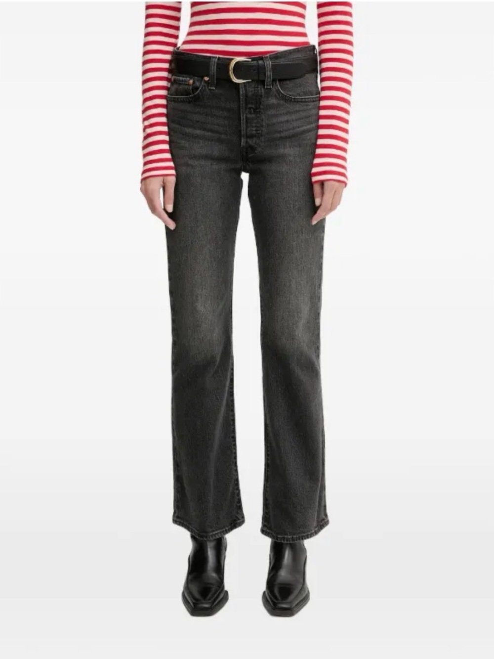 Levi’s Wedgie Bootcut High-Rise Black Women's Jeans